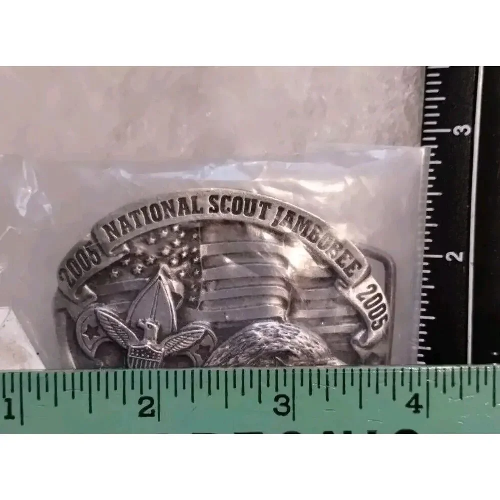 Boy Scouts NEW 2005 National Jamboree Pewter BSA Belt Buckle Caroline Virginia